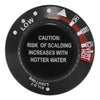 SP15195A | Gas Valve Control Dial Kit - White-Rodgers (black) | RHEEM WATER HEATER