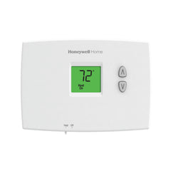 HONEYWELL RESIDENTIAL TH1100DH1004 24v Or 750mv Single Stage Pro 1000 Horizontal Mount Non Programmable Heat Only Digital Thermostat With Backlit Display Battery Powered Or Hardwired 40-90F  | Midwest Supply Us
