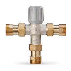 HONEYWELL RESIDENTIAL AM100-UT-1LF 1/2" NPT. Union Aquamix Lead Free AM-1 Mixing Valve 70-145F Cv=3.9  | Midwest Supply Us