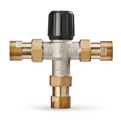 HONEYWELL RESIDENTIAL AM100C1070-UT-1LF 1/2" Union NPT. Aquamix 1070 Lead Free Mixing Valve 70-120F  | Midwest Supply Us