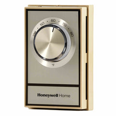 HONEYWELL RESIDENTIAL T498A1778 120/208/240/277v SPST "Beige" Electric Heat Thermostat With Range Stops & Locking Cover 40-80F  | Midwest Supply Us