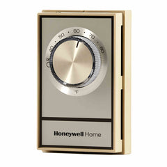 HONEYWELL RESIDENTIAL T498B1553 120/208/240v DPST Electric Heat Thermostat Less Thermometer With Positive Off 40-80F  | Midwest Supply Us