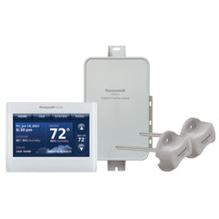 HONEYWELL RESIDENTIAL YTHX9421R5085WW Prestige 2-Wire IAQ Kit With Redlink Technology. Residential Or Commercial Use. 7 Day Programmable. Up To 4H/2C Heat Pump Or Up To 3H/2C Conventional. W/ THM5421R1021 & 2 Duct Sensors  | Midwest Supply Us