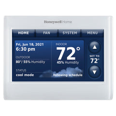 HONEYWELL RESIDENTIAL THX9421R5021WW All New White Front/White Sides Prestige Color Touchscreen Thermostat With Redlink Technology. Residential Or Commercial Use. 7 Day Programmable. Up To 4H/2C Heat Pump Or Up To 3H/2C Conventional  | Midwest Supply Us