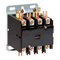 HONEYWELL RESIDENTIAL DP4040A5002 Deluxe Power Pro Contactor. Poles: 4. Coil Voltage: 24v. Contact Rating: 40amps. 50/60 Hz. Terminal connection: Box Lug  | Midwest Supply Us