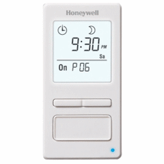 HONEYWELL RESIDENTIAL RPLS740B1008 120v 3 Wire Econo Switch 7 Day Solar Programmable Light Switch Timer Up to 7 Programs (7 On/Off Times) Per Week. (White) Can replace TI035 (5)  | Midwest Supply Us