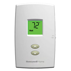 HONEYWELL RESIDENTIAL TH1100DV1000 24v Or 750mv Single Stage Pro 1000 Vertical Mount Non Programmable Heat Only Digital Thermostat With Backlit Display Battery Powered Or Hardwired 40-90F Replaces TH1100D1001  | Midwest Supply Us