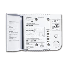 HONEYWELL RESIDENTIAL TH105PLUS 120/240v Line Volt 5-2 Programmable Thermostat With Triac For Electric Heat 41-86F Includes Temperature Lock Limits  | Midwest Supply Us