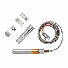 HONEYWELL RESIDENTIAL Q313U3000 35" Long Universal Thermopile With Push In Clip PG Adapter And Attaching Nuts.  | Midwest Supply Us