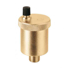 CALEFFI 502015A 1/8" Minical Automatic Air Vent - Brass Body 150 PSI Max Working Pressure  | Midwest Supply Us