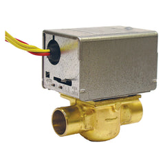 HONEYWELL RESIDENTIAL V8043E1012 24v Zone Valve (3/4" Sweat 2 Pos N/C Auxsw W/18" Leadwires) 3.5 Cv 4 Wires (2 Red & 2 Yellow) Replaces MZV525E  | Midwest Supply Us