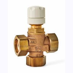 HONEYWELL RESIDENTIAL V135A1063 1-1/4" Sweat 3 Way Mixing/Diverting Valve W/Female Sweat Unions  | Midwest Supply Us
