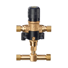 HONEYWELL RESIDENTIAL UMV500-LF Undersink Thermostatic Lead Free Mixing Valve intended for Use in under counter and under sink Applications for three port or four Port applications. Four port Adapter included  | Midwest Supply Us