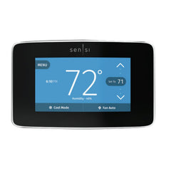WHITE-RODGERS 1F95U-42WFB 24v Sensi Touch Smart Thermostat Black. Smart Home Compatible with Apple HomeKit Amazon Alexa Google Assistant and SmartThings  | Midwest Supply Us