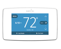 WHITE-RODGERS 1F95U-42WFS 24v Sensi Touch Smart Thermostat Silver Smart Home Compatible with Apple HomeKit Amazon Alexa Google Assistant and SmartThings  | Midwest Supply Us