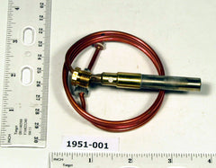 ROBERTSHAW 1951-001 36" Thermopile With Coaxial Connection & PG9 Adapter 250-750mv  | Midwest Supply Us