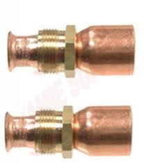 HONEYWELL RESIDENTIAL 272708A Set Of 2 Of 1/2" Inverted Flare Fittings  | Midwest Supply Us