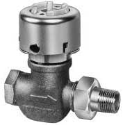 HONEYWELL VP525C1065 Pneumatic Radiator Valve 3/4" Angle N.O. Male Union Outlet Single Seat 3-10 PSI 5.0 Cv  | Midwest Supply Us
