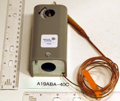 JOHNSON A19ABA-40C Remote Bulb Temp. Control -30/100F; Diff Adj 3 To 12F; 6' Cap.  | Midwest Supply Us