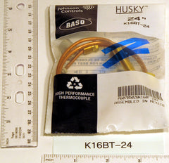 BASO GAS PRODUCTS K16BT-24H 24" Husky Heavy Duty Thermocouple With Nut  | Midwest Supply Us