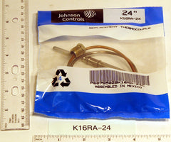 BASO GAS PRODUCTS K16RA-24H 24" Nickel Plated Husky High Performance Thermocouple  | Midwest Supply Us