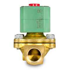 ASCO CONTROLS 8210G004 120/60 110/50vac 1" NPT. 2 Way N.C. Pilot Operated General Purpose Brass Solenoid Valve Min. 5 PSI Max Pressure 150 PSI Air Water Light Oil 180F 20077  | Midwest Supply Us