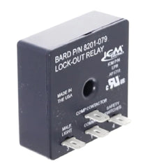 Bard HVAC 8201-079BX SOLID STATE LOCKOUT RELAY 24V  | Midwest Supply Us