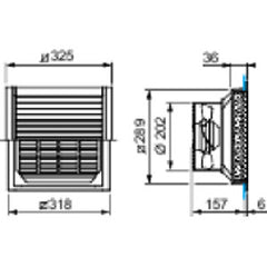 Carrier NSYCAG223LPF OUTLET GRILLE W/FILTER  | Midwest Supply Us