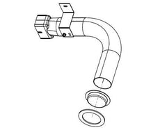 Lennox 13U56 Lennox 603440-03, Induced Draft Flue Transition  | Midwest Supply Us