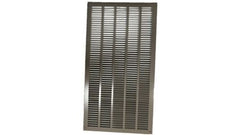 Lennox 14U52 Lennox 608866-27, Merit AC Louvered Center Panel, (W x H): 28 x 36" Nominal Size, Quartz Gray Finish  | Midwest Supply Us