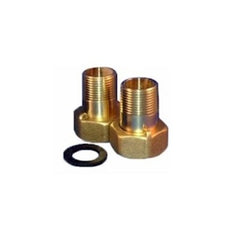 Norgas Controls ECO-BW480-1 BRASS WATER METER COUPLING 1 (PR)  | Midwest Supply Us