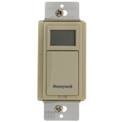Honeywell PLS731B1001 WEEKLY/DAILY PROGRAMMABLE WALL SWITCH FOR ALL TYPES OF LIGHTING AND MOTO RS. 2400 W RESISTIVE OR INDUCTIVE, 1 HP MOTOR @ 120 V, LIGHT ALMOND  | Midwest Supply Us
