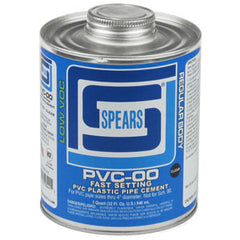 Spears PVC00C-010 1/2 PINT PVC-00 REG BODY CLEAR PVC  | Midwest Supply Us