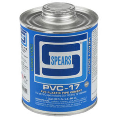 Spears PVC17G-010 1/2 PINT PVC-17 HEAVY BODY GRAY PVC  | Midwest Supply Us