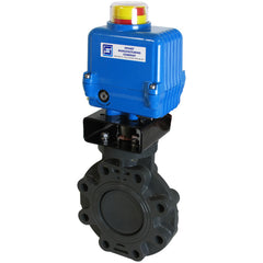 Spears 41221A112-020 2 PVC S/S LUG BUTTERFLY VALVE EPDM 115V NEMA4 75%  | Midwest Supply Us