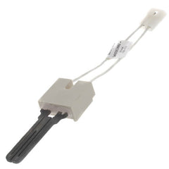 Resideo Q4100C9062 HOT SURFACE IGNITER. LEADWIRE 5.25 IN. TEMP 200C. ELECTRICAL CONNECTION: RECEPTICAL WITH 0.093 IN MALE PINS. CERAMIC INSULATOR: STANDARD WITH RI B ON RIGHT EDGE PLUS BRACKET C.  | Midwest Supply Us