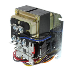 Resideo R8285B1053 120/208/240V TRADELINE. DPDT (POWER POLES) CONSISTS OF 40VA TRANSFORMER AND R8222D PLUG-IN RELAY-NO COVER ON A 4/4 PLATE.  | Midwest Supply Us