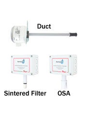Dwyer Instruments RHP-2D2F Duct mount 2% RH/temperature transmitter with 0-10 VDC RH output and 20K NTC thermistor temperature output.  | Midwest Supply Us