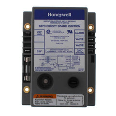 Resideo S87D1012 DIRECT SPARK TIGNITION MODULE. 11 SEC. LOCKOUT. TWO ROD FLAME SENSE. FOR USE WITH 24V GAS VALVE. INCLUDES ALARM TERMINAL.  | Midwest Supply Us