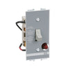 2510FO1P | Fractional Horsepower Manual Starter, 16A, Open, 1-Pole, Toggle Operated, Red Indicator, 277VAC | Square D