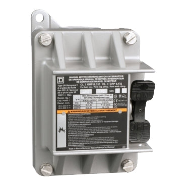 Square D 2510KR2 Single Unit Manual Switch, 20A, NEMA 7 and 9, 3-Pole, Toggle Operated, No Indicator, 600VAC  | Midwest Supply Us