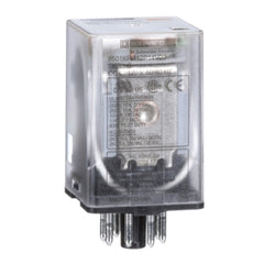 Schneider Electric (Square D) 8501KPR12P14V20 8501K General Purpose Plug-in Relay, 8 pin plug-in, 2 Poles, DPDT, 120V AC  | Midwest Supply Us