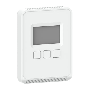 Veris Industries CW2LAXC Veris CW2 Series Air Quality Sensor, Wall, CO2, Segmented LCD, Temperature, 1K Ohm Platinum RTD  | Midwest Supply Us