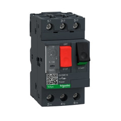 Schneider Electric (Square D) GV2ME16 TeSys GV2 Circuit Breaker, Thermal Magnetic, 3-Pole, 14A, 690VAC, Screw Clamp Terminals, IP20  | Midwest Supply Us