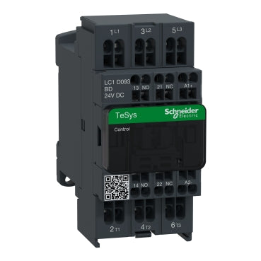 Square D LC1D093BD TeSys D Contactor, 3-Pole (3 NO), 24V DC 50/60 Hz, IP20  | Midwest Supply Us
