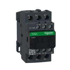 Schneider Electric (Square D) LC1D25G7 TeSys D Contactor, 3-Poles (3 NO), 25A, 120V AC Coil, Non-Reversing  | Midwest Supply Us