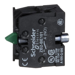 Schneider Electric (Square D) ZB2BE101 Harmony, 22mm Push Button, add on contact block, 1 NO, screw clamp terminal  | Midwest Supply Us