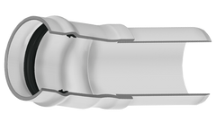 Spears 320-100186 6 PVC 11-1/4 ELBOW GASKETXSPIGOT CL100  | Midwest Supply Us