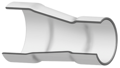 Spears 3929-758E 16X8 PVC ECCENTRIC REDUCING COUPLING SOCKET SCH80  | Midwest Supply Us