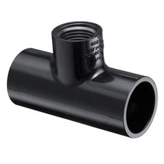 Spears 402-101B 3/4X1/2 PVC REDUCING TEE SOCXFPT SCH40 BLACK  | Midwest Supply Us